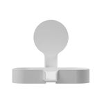 Saboneteira Plástica Branca com Adesivo Astra AD/SAB*BR