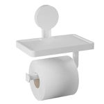 Papeleira Plastica Branca com Adesivo Astra AD/PAPS*BR