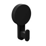 Gancho Plastico com Adesivo Preto Fosco Astra AD4/GAN*PR-FOS