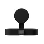 Saboneteira Plástica Preto Fosco com Adesivo Astra AD4/SAB*PR-FOS