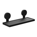 Prateleira Plastica Preto Fosco com Adesivo Astra AD4/PS*PR-FOS