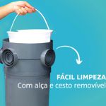 Caixa de Gordura com Cesto Limpeza 18L Plastilit 20102134