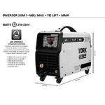 Inversor para Solda Mig, MMA e TIG 250A IMETS-12250 com Tocha Super Tork 220V
