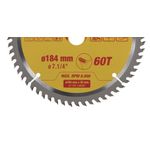 Disco de Serra Circular 7.1/4 pol com 60 Dentes CCS184-60AW Starrett