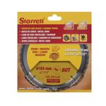 Disco de Serra Circular 7.1/4 pol com 60 Dentes CCS184-60AW Starrett