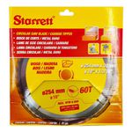 Disco de Serra Circular 254mm com 60 Dentes CCS254-60DW Starrett