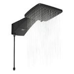 Ducha Quadratta Eletronica Black Preto 7700W Zagonel 220V