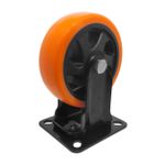 Rodizio Fixo Placa 514 Preto e Laranja A09554-F