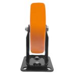 Rodizio Fixo Placa 614 Laranja e Preto Ajax A09564-F