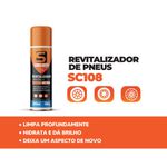 Revitalizador de Pneu SC108 300ml Sieger 048010