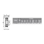 Polia de Ferro Fundido 170mm com 2 Canais B
