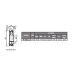 Polia de Ferro Fundido 170mm com 3 Canais A
