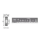 Polia de Ferro Fundido 180mm com 3 Canais A