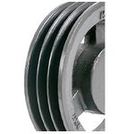 Polia de Ferro Fundido 200mm com 3 Canais B