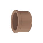 Cap Tampão Soldável Marrom 50mm Corr Plastik