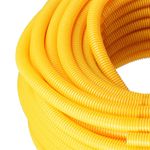 Eletroduto Corrugado Amarelo 3/4 pol com 50m Corr Plastik