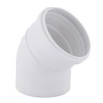 Joelho Pvc Esgoto 45º Graus 100mm Corr Plastik