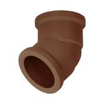 Joelho Pvc Marrom 45º Graus 110mm Corr Plastik