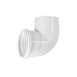 Joelho 90º Graus Pvc Esgoto 75mm Corr Plastik