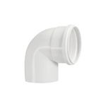 Joelho 90º Graus Pvc Esgoto 75mm Corr Plastik