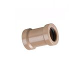 Luva Pvc Marrom de Correr 25mm Corr Plastik