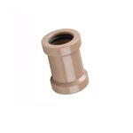 Luva Pvc Marrom de Correr 25mm Corr Plastik