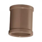 Luva Pvc Marrom Soldável 50mm Corr Plastik
