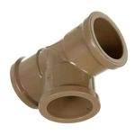 Te Pvc Marrom Soldável 75mm Corr Plastik