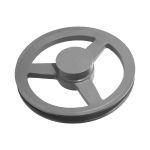 Polia de Ferro Fundido 210mm com 1 Canal B