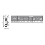 Polia de Ferro Fundido 210mm com 1 Canal B