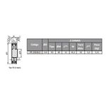 Polia de Ferro Fundido 210mm com 2 Canais B