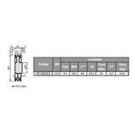 Polia de Ferro Fundido 210mm com 4 Canais B