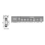 Polia de Ferro Fundido 220mm com 2 Canais B