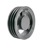 Polia de Ferro Fundido 220mm com 3 Canais B