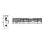 Polia de Ferro Fundido 230mm com 2 Canais A