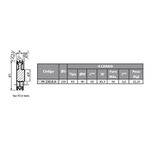 Polia de Ferro Fundido 230mm com 4 Canais B