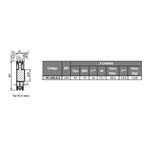 Polia de Ferro Fundido 240mm com 2 Canais A