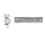 Polia de Ferro Fundido 140mm com 2 Canais B