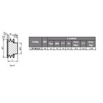 Polia de Ferro Fundido 90mm com 2 Canais A - Mademil