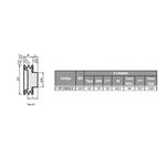 Polia de Ferro Fundido 120mm com 3 Canais B