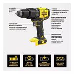 Parafusadeira Bateria 20V SCD715CB-B3 Stanley SEM BATERIA