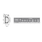 Polia de Ferro Fundido 110mm com 3 Canais B