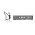 Polia de Ferro Fundido 110mm com 1 Canal A - Mademil