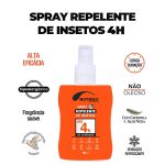 Repelente De Insetos Spray 4 Horas 100ml 