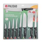 Jogo de Facas com 9 Peças Palisad 7914455