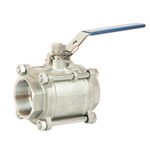 Valvula Esfera Tripartida 1.1/2 pol Inox Passagem Plena Formelt