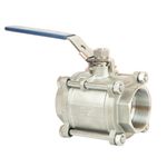 Valvula Esfera Tripartida 1.1/2 pol Inox Passagem Plena Formelt