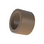 Bucha de Redução Soldável Curta Marrom 75 x 60mm Corr Plastik