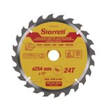 Disco de Serra Circular 254mm com 24 Dentes CCS254-24 Starrett