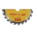 Disco de Serra Circular 254mm com 24 Dentes CCS254-24 Starrett